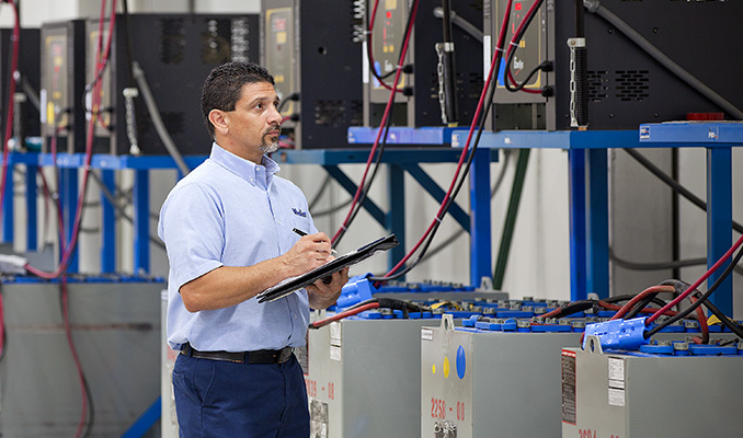 Forklift Batteries and Chargers