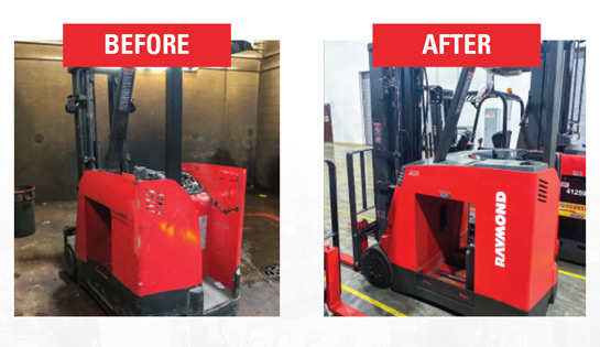 Refurbishment Before and After