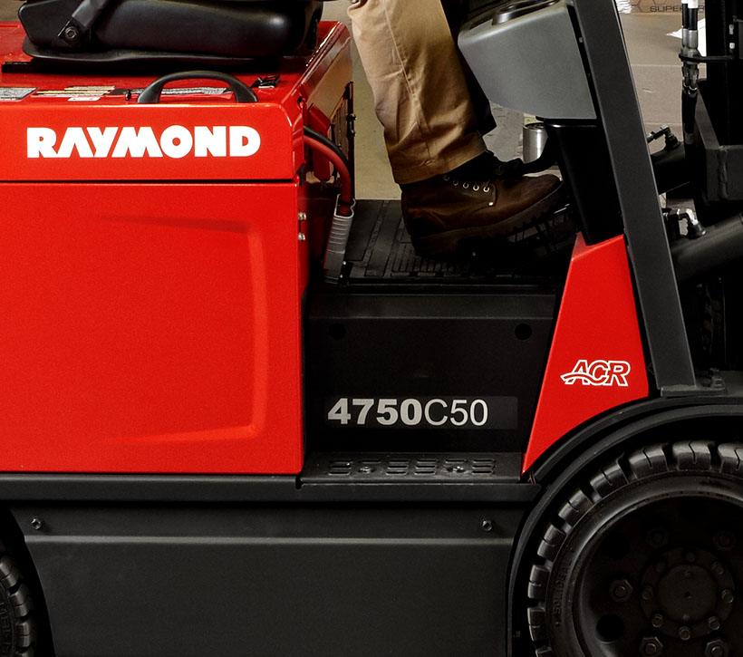 Sit down forklift