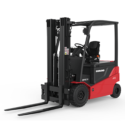 Raymond 4810 electric sit-down counterbalanced forklift designed for high-capacity outdoor material handling applications